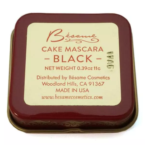 Eyes Besame Cosmetics 1920 Black Cake Mascara 3 Eyes Besame Cosmetics 1920 Black Cake Mascara