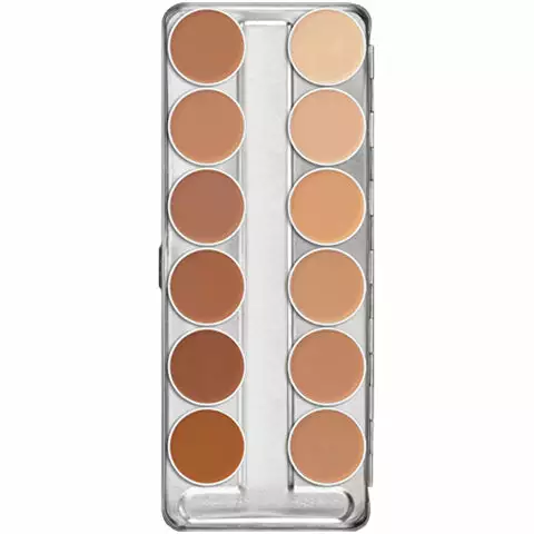 Kryolan Professional Make-Up Kryolan Dermacolor Camouflage Creme Palette 12 Colors - (C) 1 Kryolan Professional Make-Up Kryolan Dermacolor Camouflage Creme Palette 12 Colors - (C)