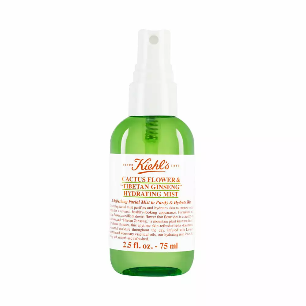 Kiehl's Since 1851 Cactus Flower & Tibetan Ginseng Hydrating Mist (2.5 Fl. Oz.) Skincare 1 Kiehl's Since 1851 Cactus Flower & Tibetan Ginseng Hydrating Mist (2.5 Fl. Oz.) Skincare