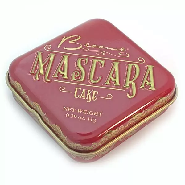Eyes Besame Cosmetics 1920 Black Cake Mascara 2 Eyes Besame Cosmetics 1920 Black Cake Mascara