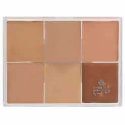 MAQ Pro Maqpro 6-color Fard Creme Foundation Palette Face
