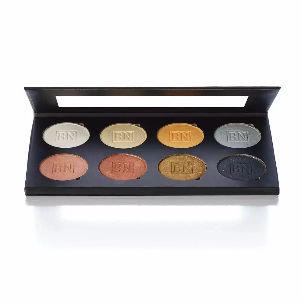 Ben Nye Lumiere Metallic Shadow Palette 8-color (ESP-93) 1 Ben Nye Lumiere Metallic Shadow Palette 8-color (ESP-93)