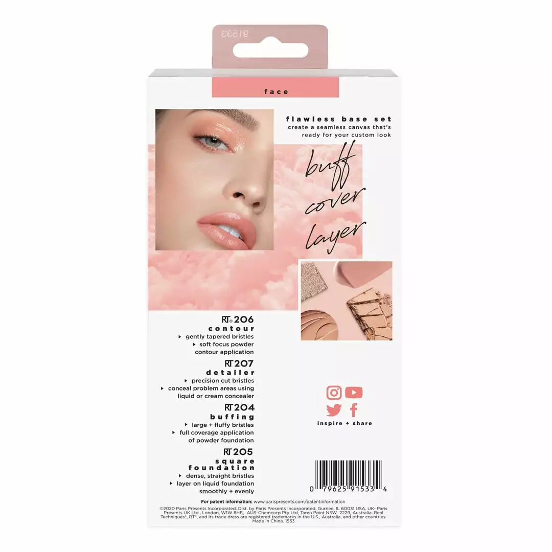 Real Techniques Flawless Base Set 4 Real Techniques Flawless Base Set