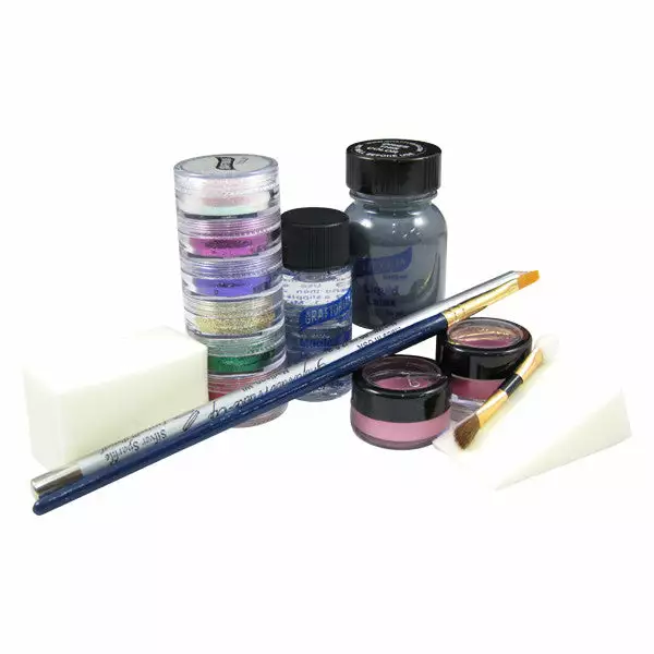 Graftobian Fantasy Dance Kit Mardi Gras/Latex Fantasy Kit 1 Graftobian Fantasy Dance Kit Mardi Gras/Latex Fantasy Kit