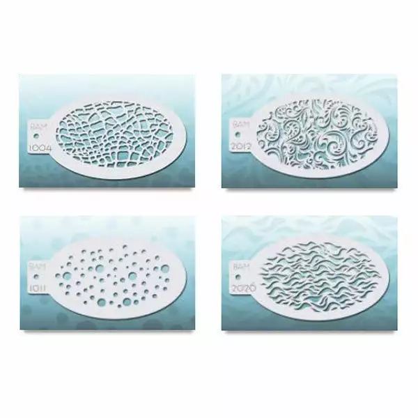 Graftobian Mini Airbrush Stencils 1 Graftobian Mini Airbrush Stencils