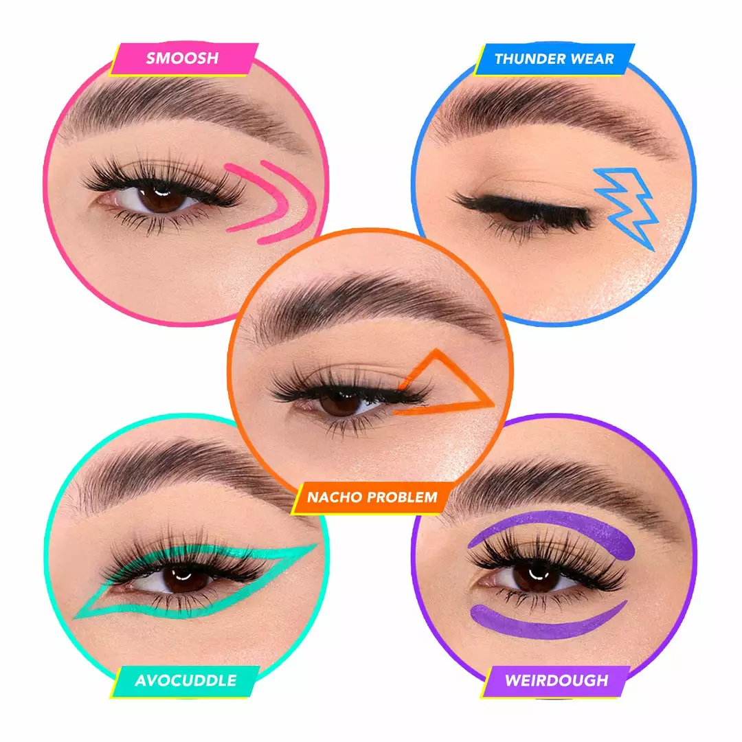 Eyes SUVA Beauty UV Brights Hydra Liner FX Palette 5 Eyes SUVA Beauty UV Brights Hydra Liner FX Palette