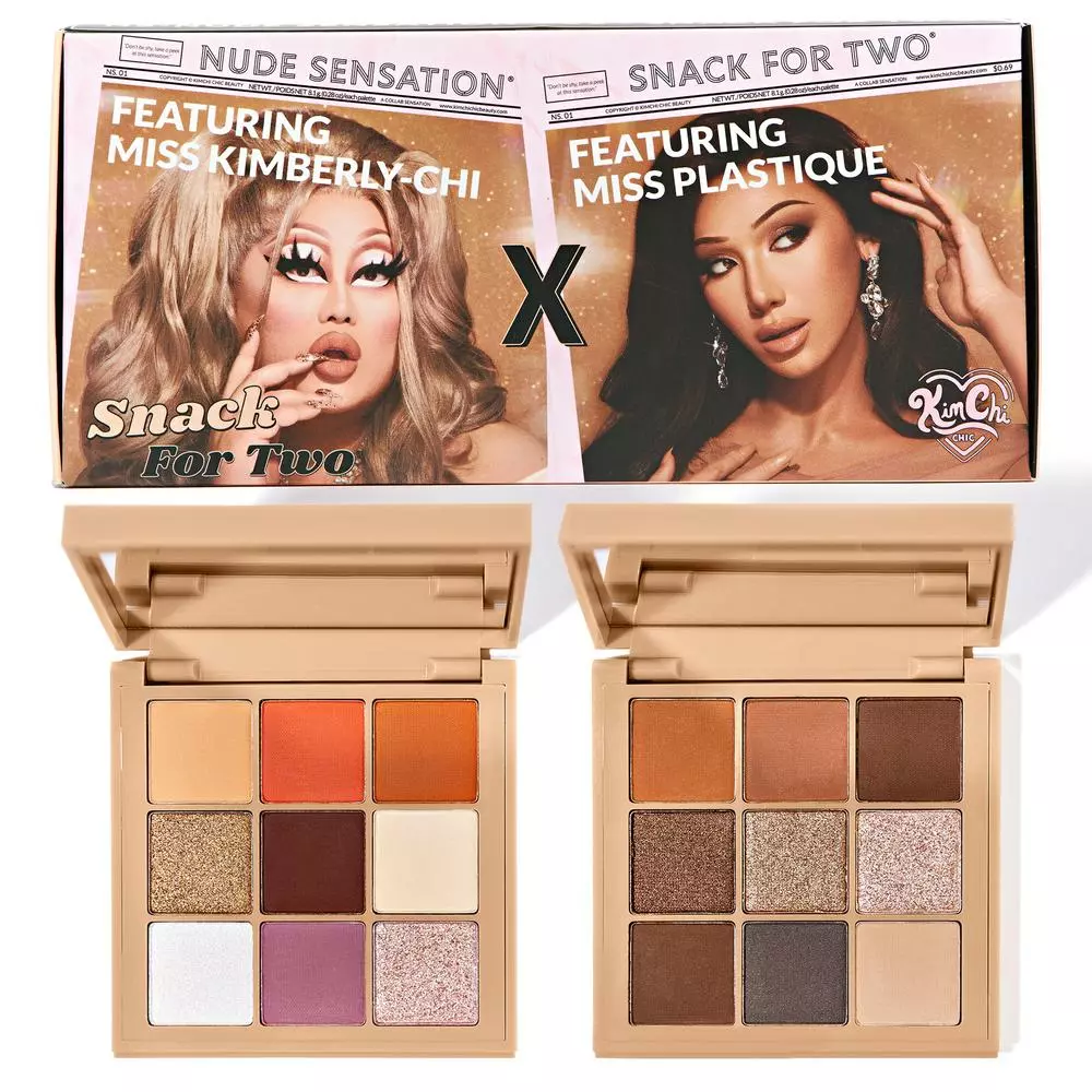 KimChi Chic Beauty Nude Sensation: Snack For Two Eyeshadow Palette 1 KimChi Chic Beauty Nude Sensation: Snack For Two Eyeshadow Palette