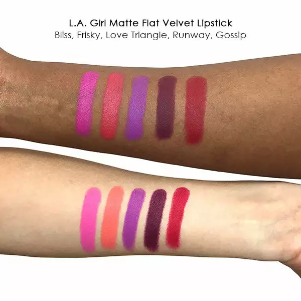 L.A. Girl Matte Flat Velvet Lipstick 3 L.A. Girl Matte Flat Velvet Lipstick