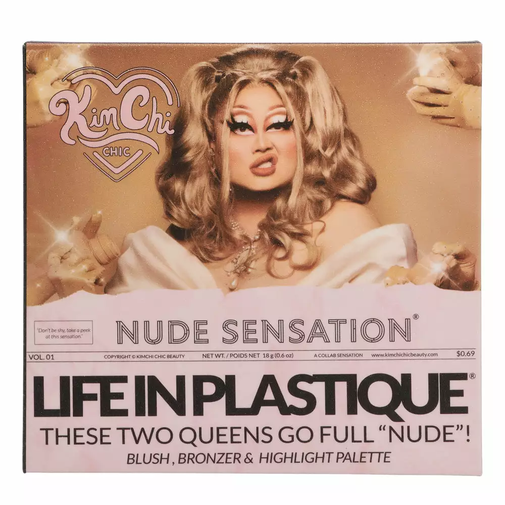 KimChi Chic Beauty Nude Sensation: Life In Plastique Blush, Bronzer & Highlighter Palette 6 KimChi Chic Beauty Nude Sensation: Life In Plastique Blush, Bronzer & Highlighter Palette