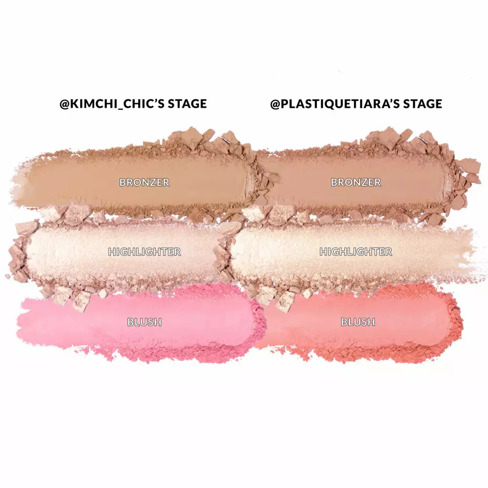 KimChi Chic Beauty Nude Sensation: Life In Plastique Blush, Bronzer & Highlighter Palette 3 KimChi Chic Beauty Nude Sensation: Life In Plastique Blush, Bronzer & Highlighter Palette