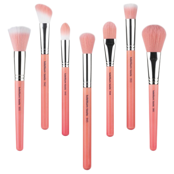 Kits & Tools Bdellium Tools Pink Bambu Brushes For Face 1 Kits & Tools Bdellium Tools Pink Bambu Brushes For Face