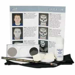 Mehron Skeleton Character Kit 3 Mehron Skeleton Character Kit