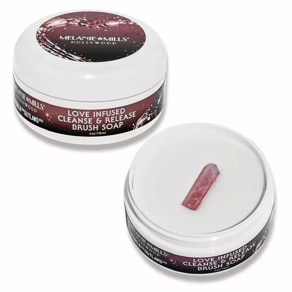 Melanie Mills Hollywood Love Infused Cleanse & Release Brush Soap Kits & Tools 1 Melanie Mills Hollywood Love Infused Cleanse & Release Brush Soap Kits & Tools