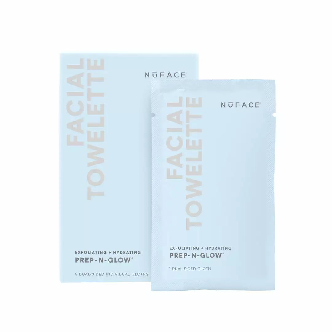 NuFACE Prep-N-Glow Cleanse + Exfoliation Cloths (5pk) 1 NuFACE Prep-N-Glow Cleanse + Exfoliation Cloths (5pk)
