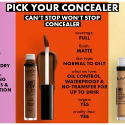 NYX Bare With Me Concealer Serum New 33 NYX Bare With Me Concealer Serum New