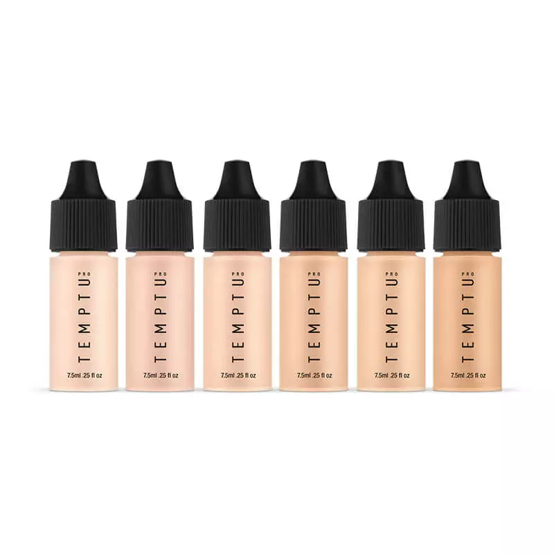 Temptu Perfect Canvas Hydra Lock Airbrush Foundation 6-pack (Fair/Light) 1 Temptu Perfect Canvas Hydra Lock Airbrush Foundation 6-pack (Fair/Light)