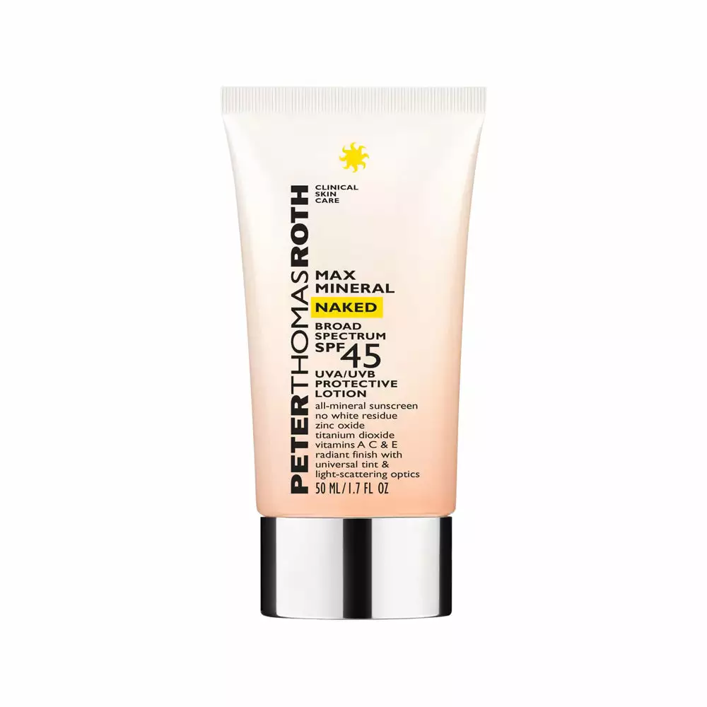 Peter Thomas Roth Max Mineral Naked Broad Spectrum SPF 45 Lotion 1 Peter Thomas Roth Max Mineral Naked Broad Spectrum SPF 45 Lotion