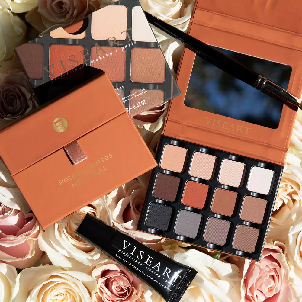 New Viseart Petites Mattes Neutral Eyeshadow Palette 3 New Viseart Petites Mattes Neutral Eyeshadow Palette