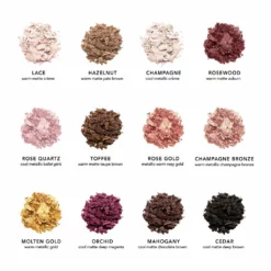 Jouer Rose Gold Matte & Shimmer Eyeshadow Palette 9 Jouer Rose Gold Matte & Shimmer Eyeshadow Palette