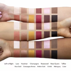 Jouer Rose Gold Matte & Shimmer Eyeshadow Palette