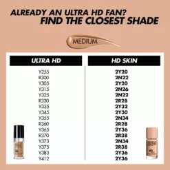 Make Up For Ever HD Skin Foundation 30ml New 61 Make Up For Ever HD Skin Foundation 30ml New