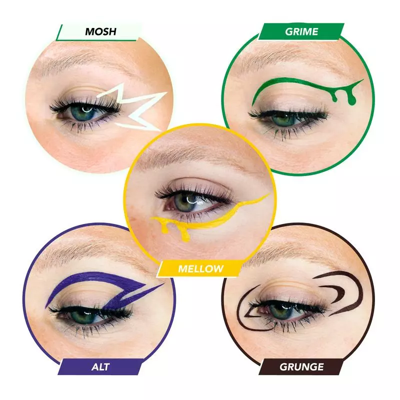 SUVA Beauty UV Grunge Hydra Liner FX Palette Eyes 5 SUVA Beauty UV Grunge Hydra Liner FX Palette Eyes