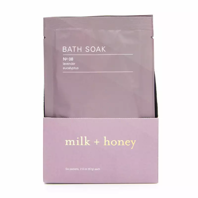 Milk + Honey Bath Soaks No. 08 Packets New 2 Milk + Honey Bath Soaks No. 08 Packets New