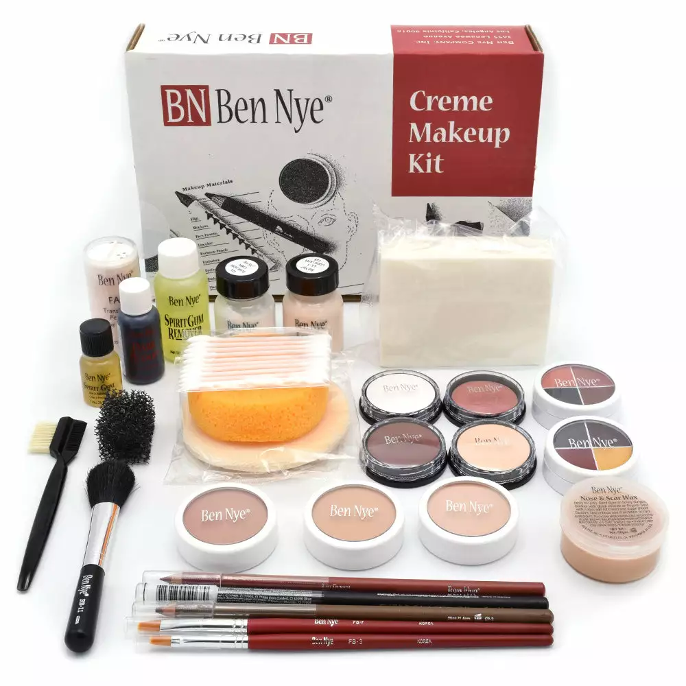 Ben Nye Theatrical Creme Makeup Kit 9 Ben Nye Theatrical Creme Makeup Kit