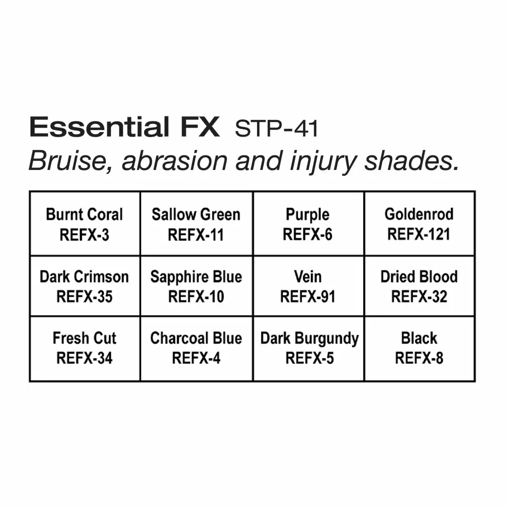 Ben Nye Studio Color Essential FX Creme Colors (STP-41) 2 Ben Nye Studio Color Essential FX Creme Colors (STP-41)