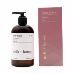 Skincare Milk + Honey Body Wash No. 16 (Pink Grapefruit, Bergamot, Cardamom) 12 Oz
