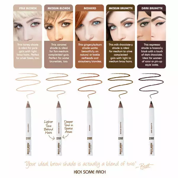Brett Freedman Eyes Brett Brow DuoShade Brow Pencil 5 Brett Freedman Eyes Brett Brow DuoShade Brow Pencil
