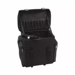 Just Case All Black Soft-Sided Nylon Professional Rolling Hairstylist Case - C6402NLAB