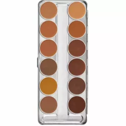 Kryolan Dermacolor Camouflage Creme Palette 12 Colors - (Caribbean) Kryolan Professional Make-Up
