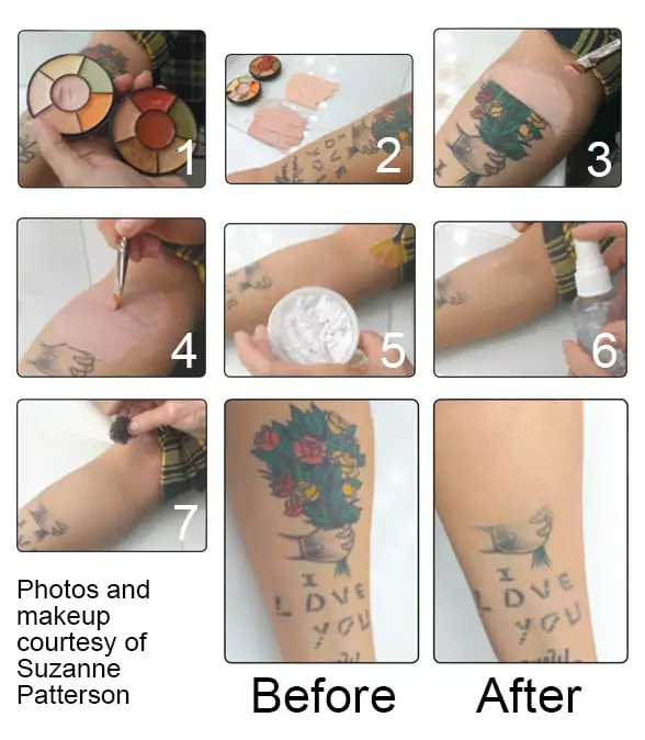 Graftobian Tattoo Cover/Corrector/Neutralizer Wheel 3 Graftobian Tattoo Cover/Corrector/Neutralizer Wheel