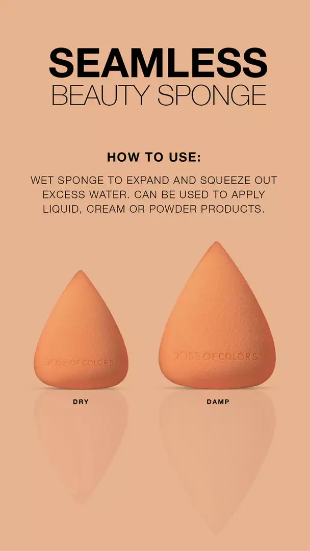 Dose Of Colors Jumbo Seamless Beauty Sponge 3 Dose Of Colors Jumbo Seamless Beauty Sponge