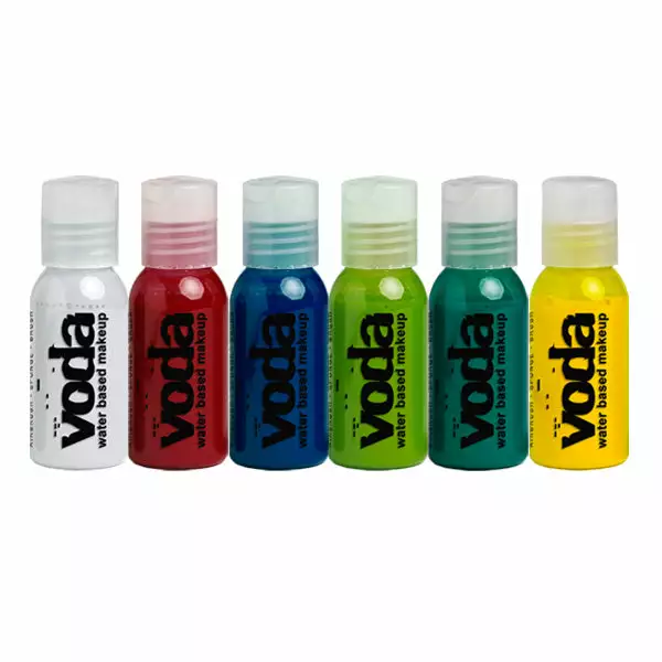 European Body Art Voda Airbrush 6-Packs 1oz. Face 1 European Body Art Voda Airbrush 6-Packs 1oz. Face