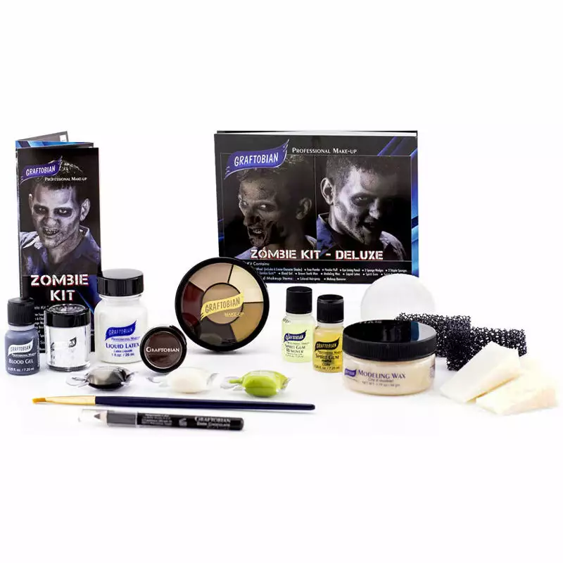 Graftobian Deluxe Zombie Makeup Kit 2 Graftobian Deluxe Zombie Makeup Kit