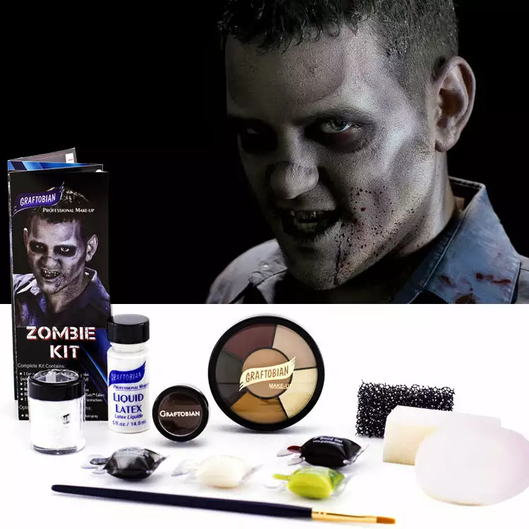 Graftobian Zombie Makeup Kit 3 Graftobian Zombie Makeup Kit