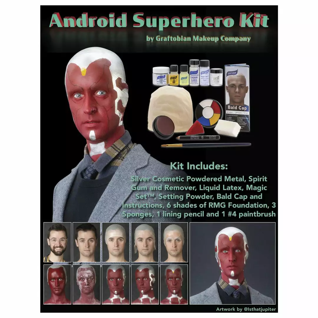 Graftobian Android Superhero Makeup Kit 1 Graftobian Android Superhero Makeup Kit