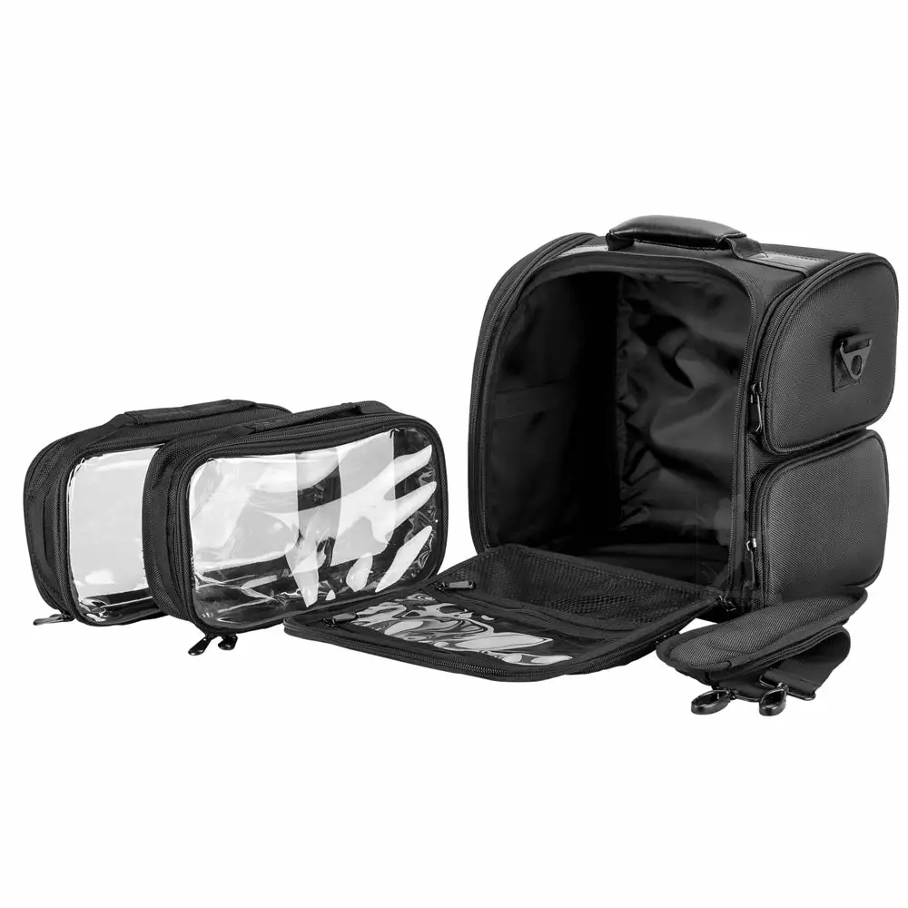 Just Case Hiker Black Soft Professional Travel Makeup Case HK3603NLAB 1 Just Case Hiker Black Soft Professional Travel Makeup Case HK3603NLAB