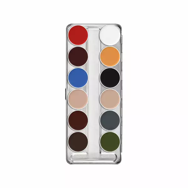 Kryolan Supracolor Palette 12 Colors 3 Kryolan Supracolor Palette 12 Colors