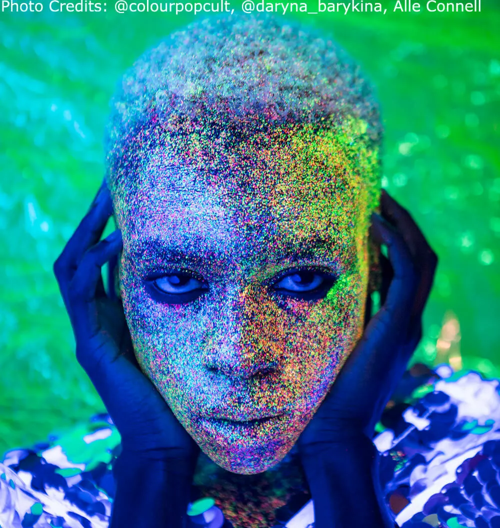 Body Makeup Lemonhead.LA Glowjam UV Glitter Balm 3 Body Makeup Lemonhead.LA Glowjam UV Glitter Balm