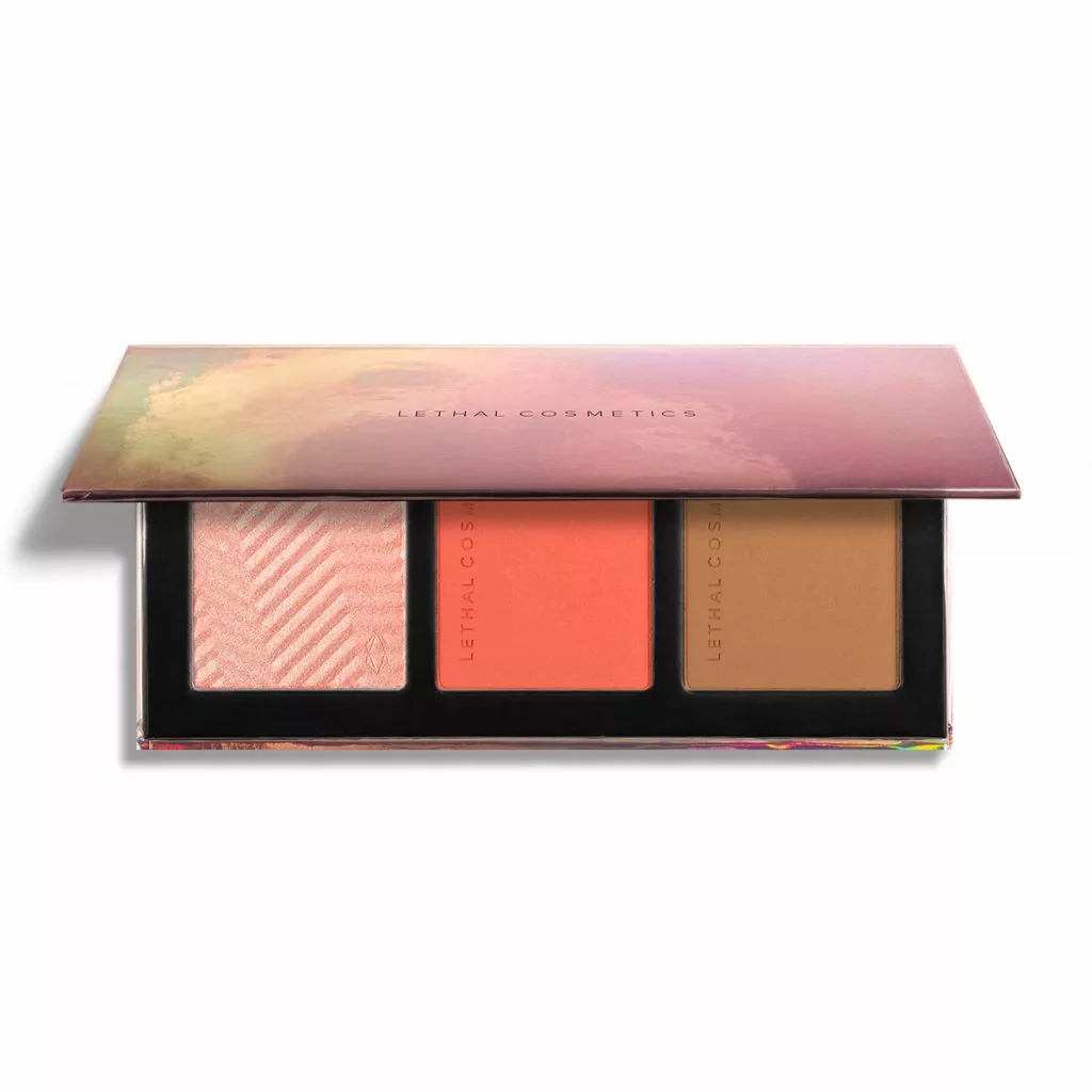 Lethal Cosmetics Magnetic Face Powder Palette - Vernal 1 Lethal Cosmetics Magnetic Face Powder Palette - Vernal