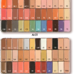 MAQ Pro Face MaqPro 36-Color Fard Creme Palette 6 MAQ Pro Face MaqPro 36-Color Fard Creme Palette