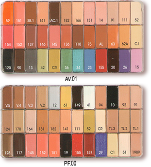 MAQ Pro Face MaqPro 36-Color Fard Creme Palette 3 MAQ Pro Face MaqPro 36-Color Fard Creme Palette