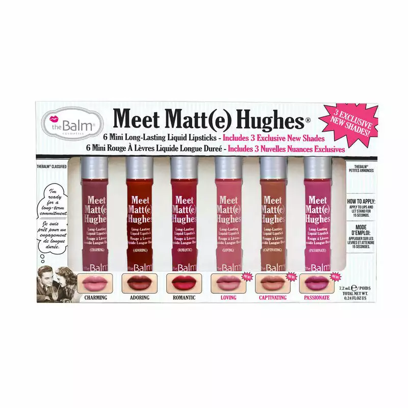 The Balm Cosmetics Meet Matte Hughes 6 Mini Long Lasting Liquid Lipsticks Vol. 3 1 The Balm Cosmetics Meet Matte Hughes 6 Mini Long Lasting Liquid Lipsticks Vol. 3