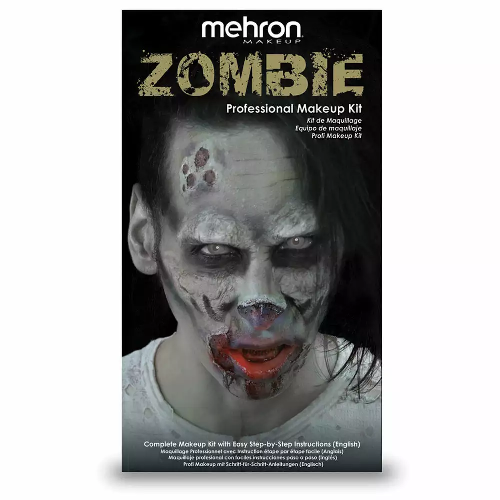 Mehron Zombie Professional Character Makeup Kit (KMP-EZ) 1 Mehron Zombie Professional Character Makeup Kit (KMP-EZ)