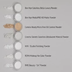 Camera Ready Cosmetics No Color Powder SAMPLER Bundle