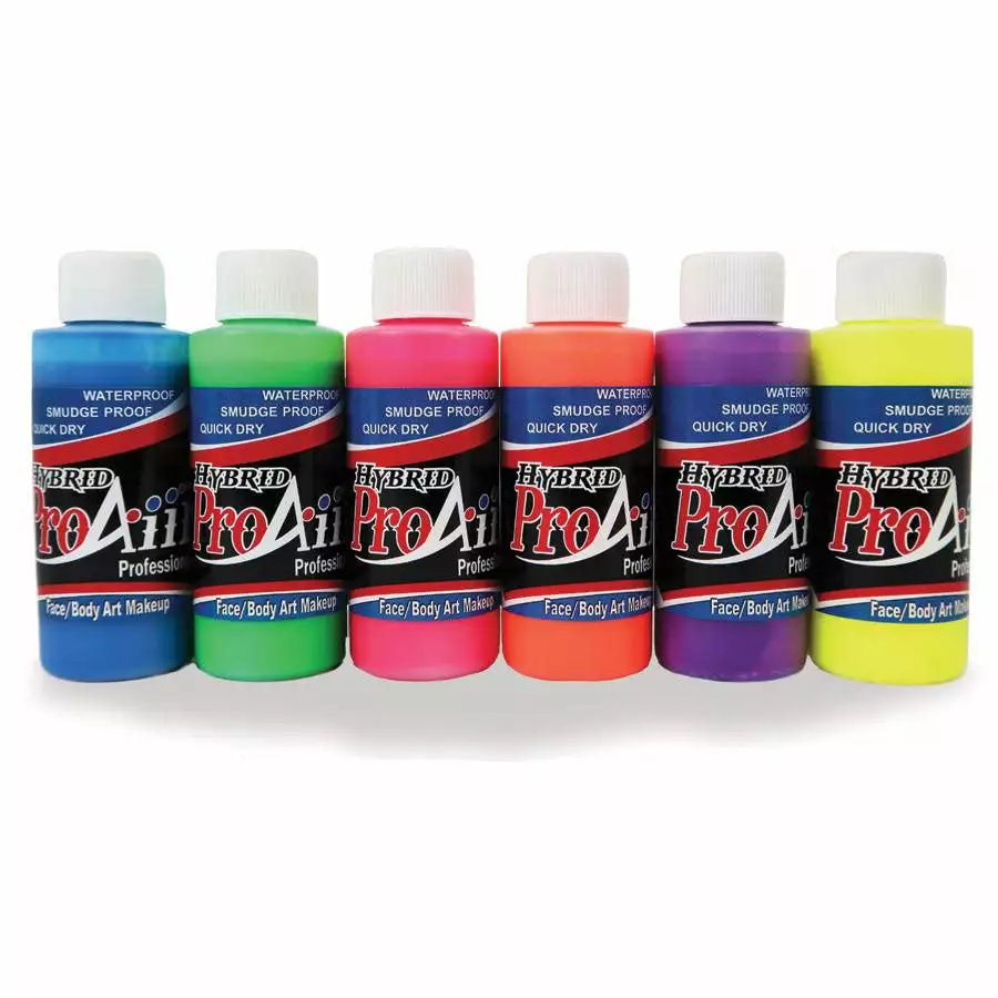 ProAiir Hybrid Fluorescent UV Colors Kit (1.0 Oz) 1 ProAiir Hybrid Fluorescent UV Colors Kit (1.0 Oz)
