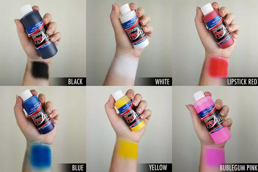 Face ProAiir Hybrid Waterproof Makeup Basic Color Kit (1.0 Oz) 2 Face ProAiir Hybrid Waterproof Makeup Basic Color Kit (1.0 Oz)